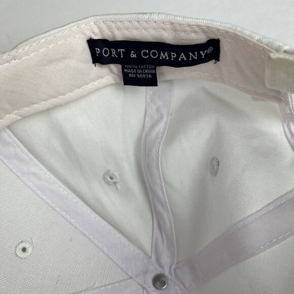 Y2K Big Red Smokin' Blues BBQ Festival White Red Blue Baseball Cap Hat OS Unisex - Picture 6 of 8